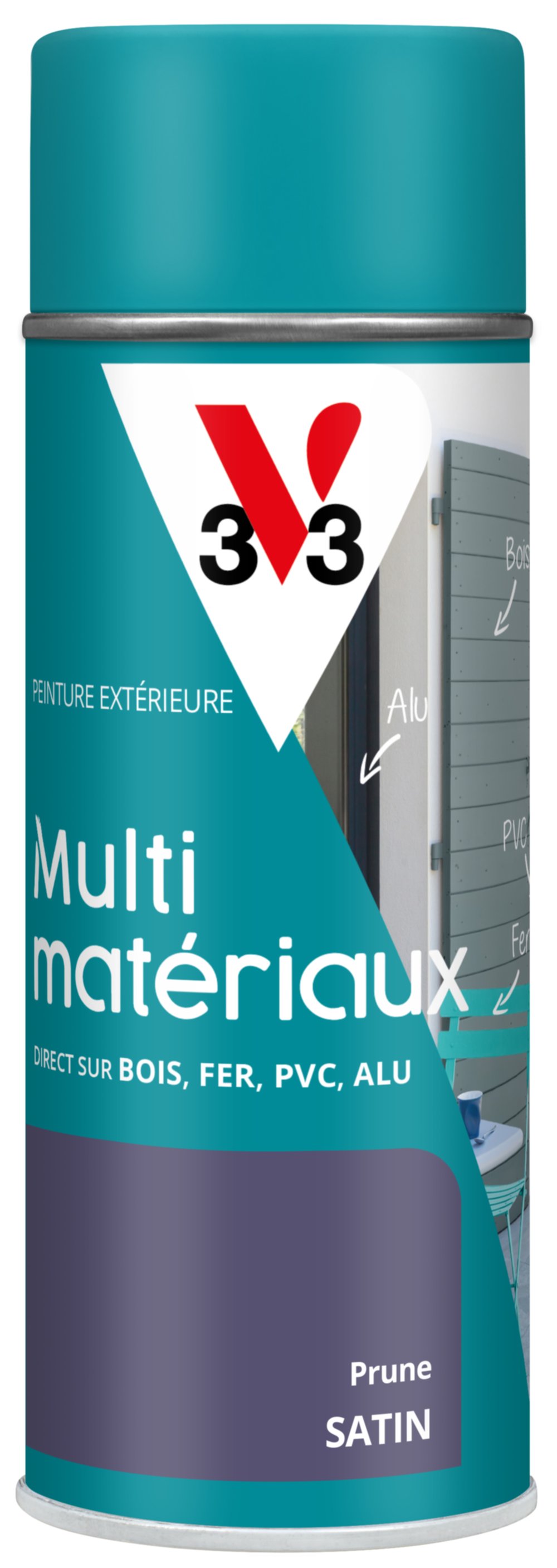 Peinture satin prune 0,4l