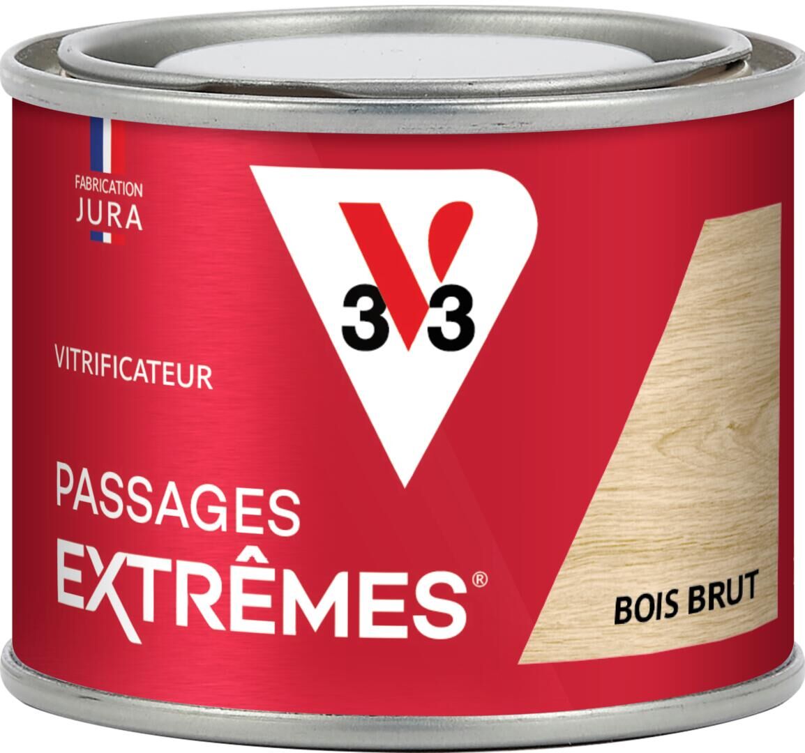 Vitrificateur passages extrêmes mat incolore bois brut 125 mL- V33