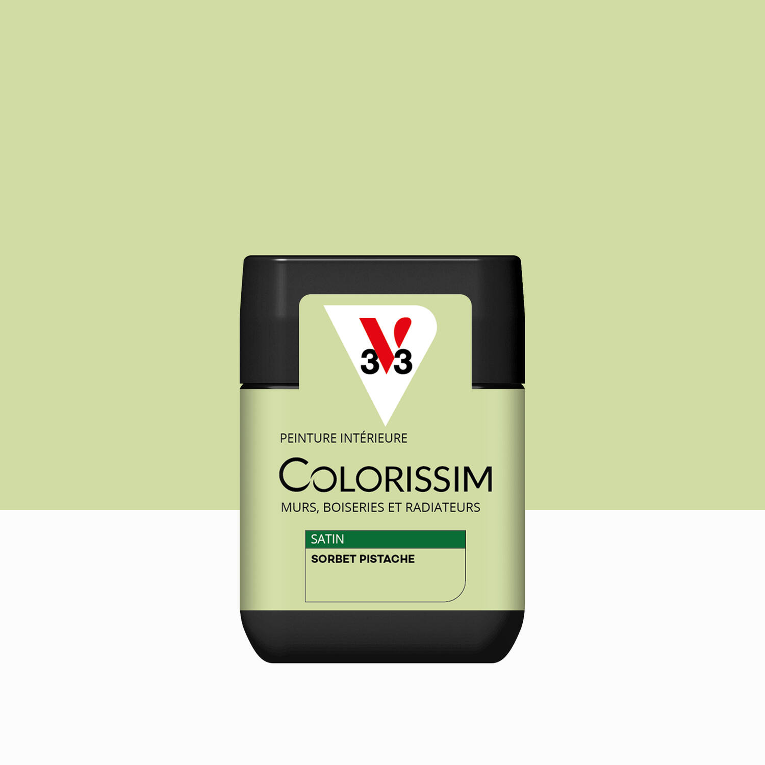 Peinture intérieure Colorissim® Sorbet Pistache Satiné 75ml - V33