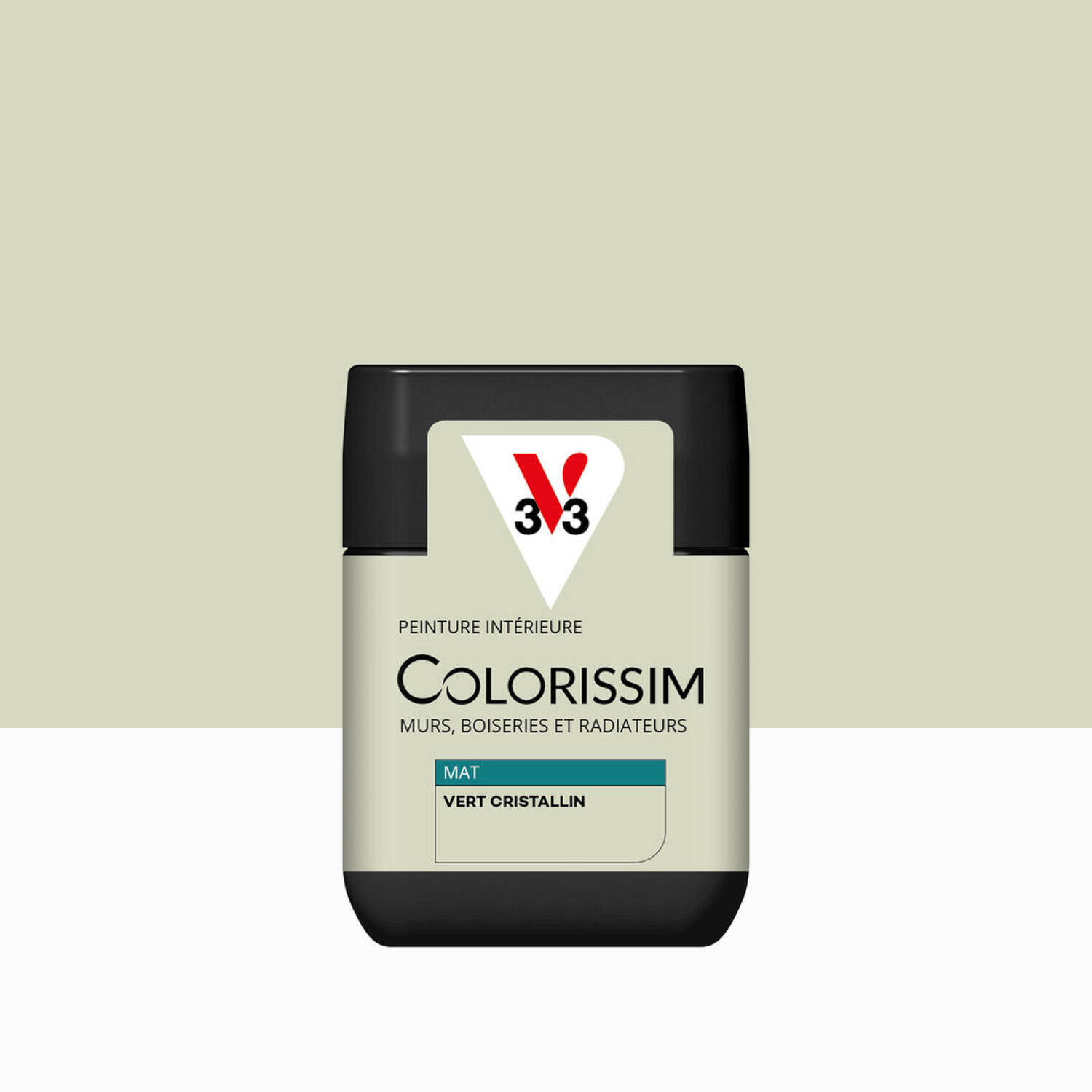 Peinture intérieure Colorissim® Vert Cristallin Mat 75ml - V33