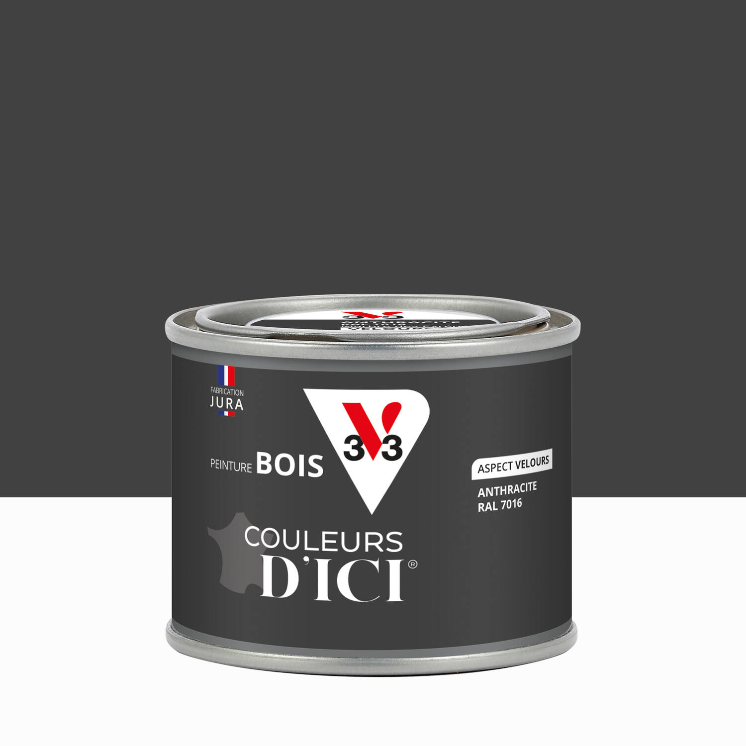Peinture Bois Couleurs D’Ici® Anthracite 125ml - V33