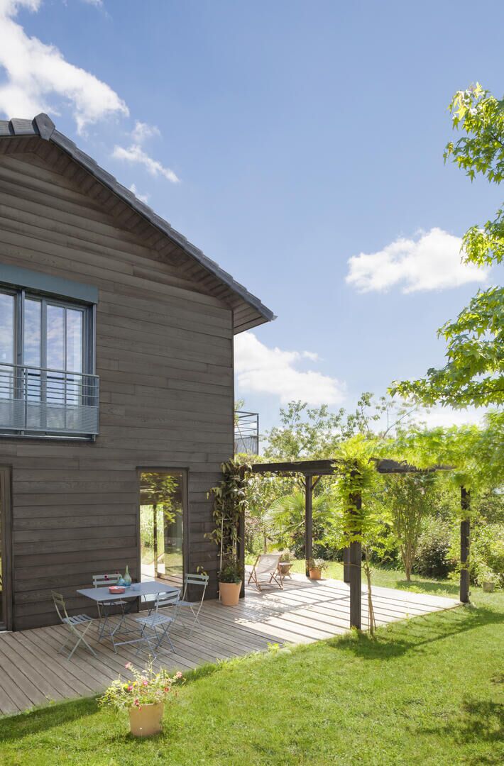 Lasure haute protection 8 ans gris anthracite satin 2,5 L - V33