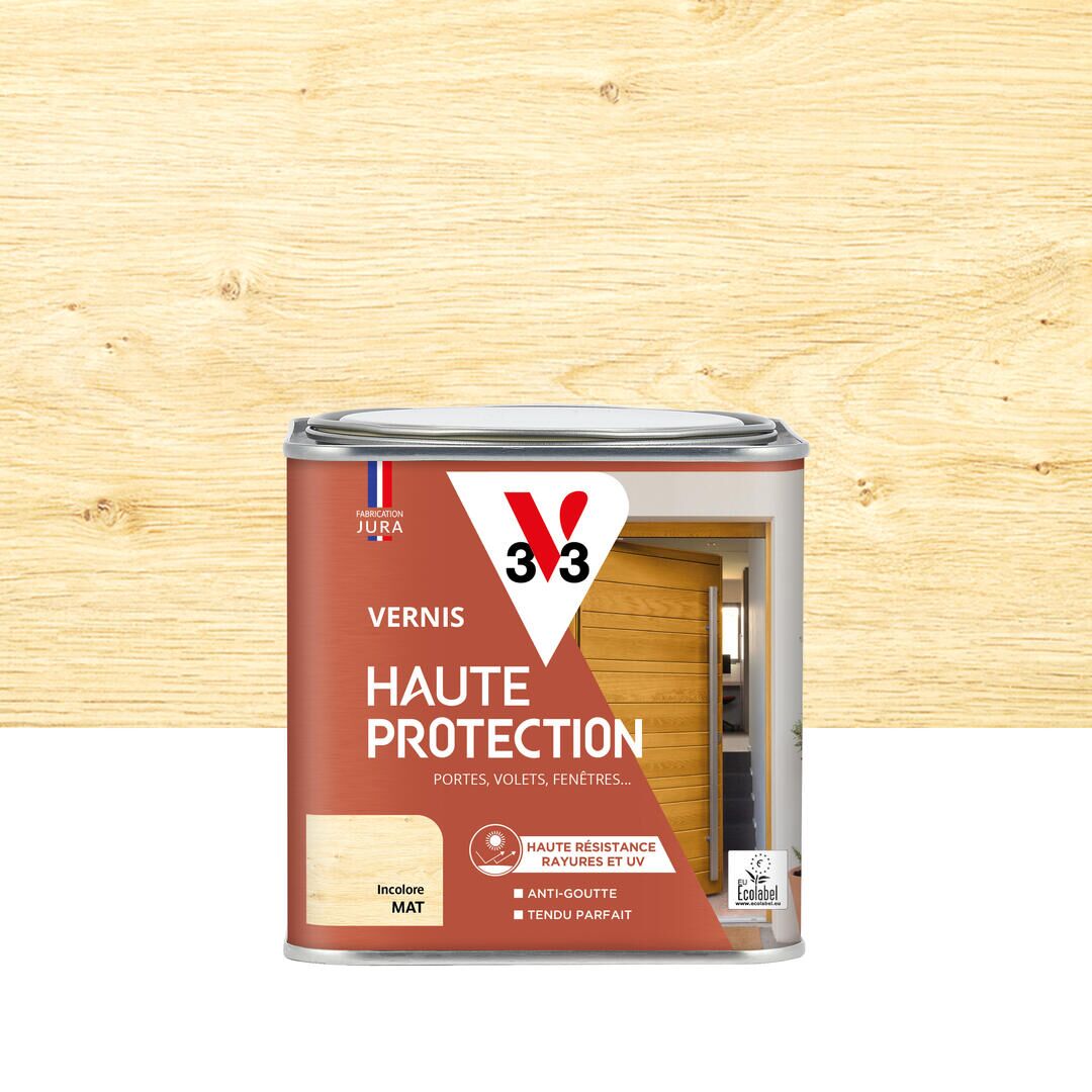 Vernis extérieur haute protection incolore mat 0,5 L - V33