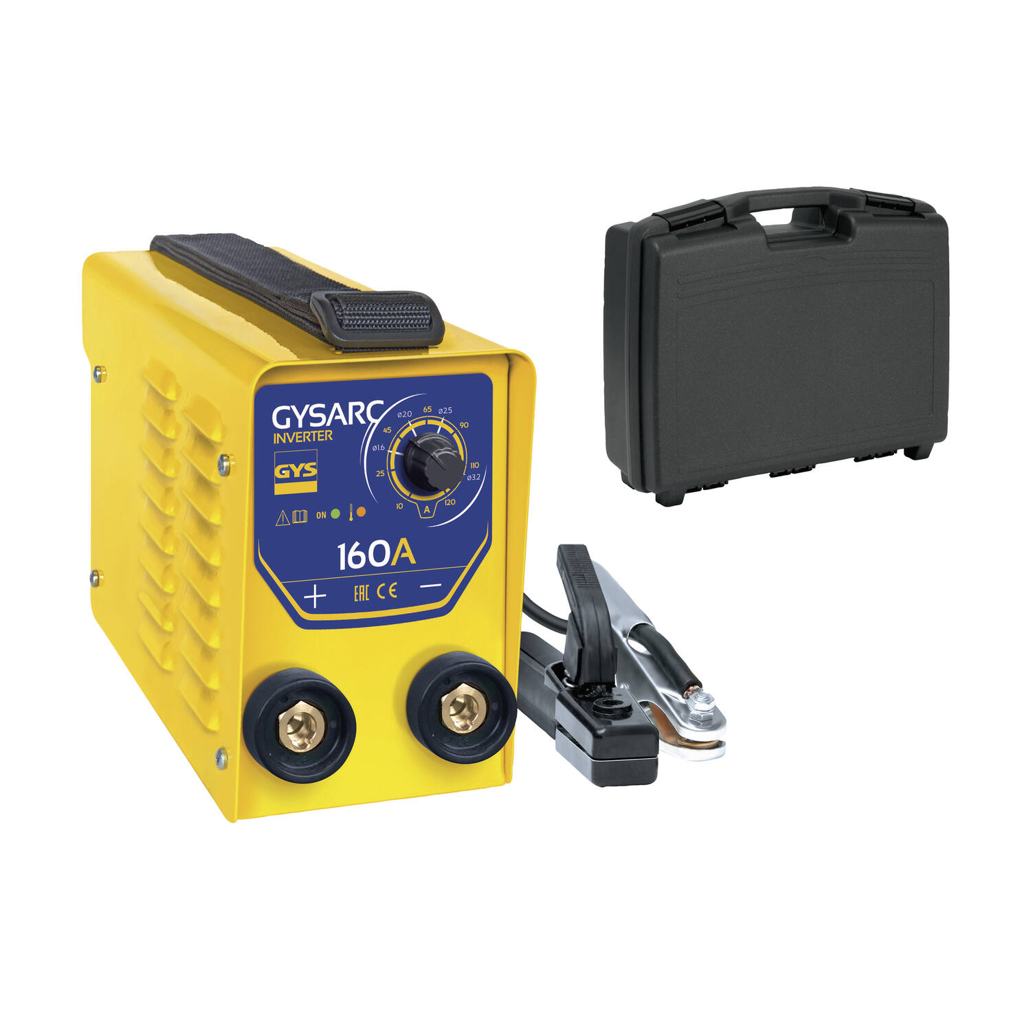 Poste à souder inverter à électrode enrobée GYSARC 160 + valise - GYS