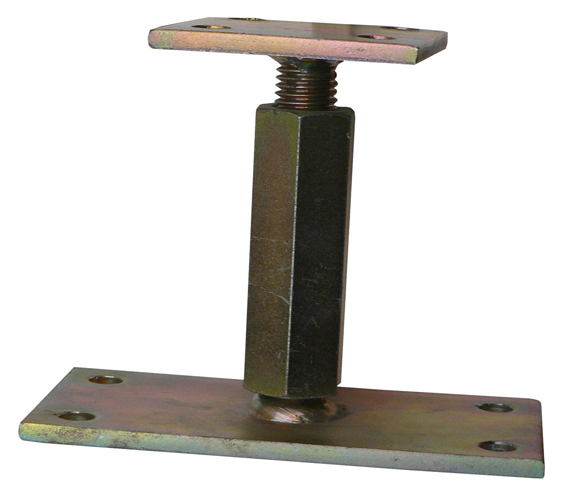 Support de poteau réglable acier bichromaté 6