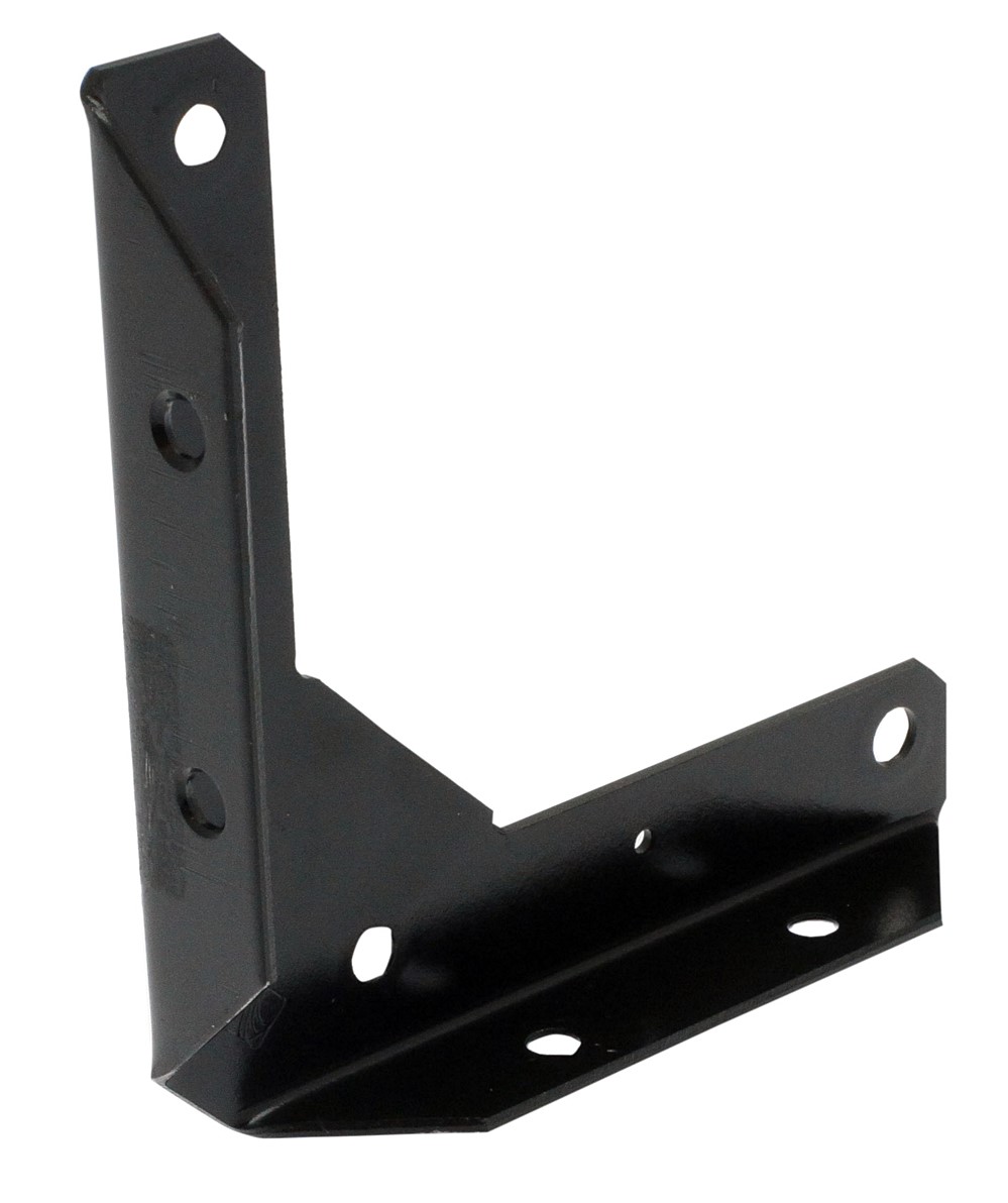 Equerre fixation 200x200mm noire