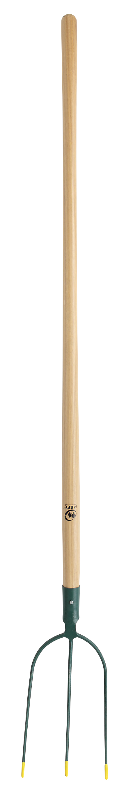 Fourche à foin douille 3 dents 30 cm manche bois 130 cm PEFC 100% - LEBORGNE