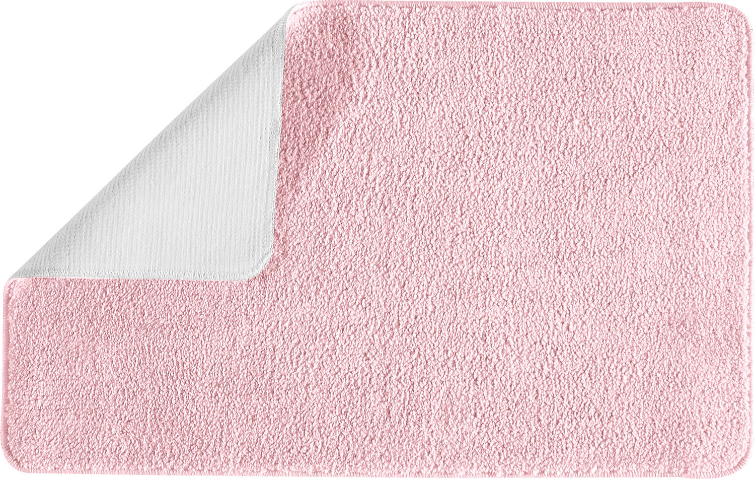 Tapis de Bain Antidérapant Polynésie Polyester 50x80cm Rose - GUY LEVASSEUR
