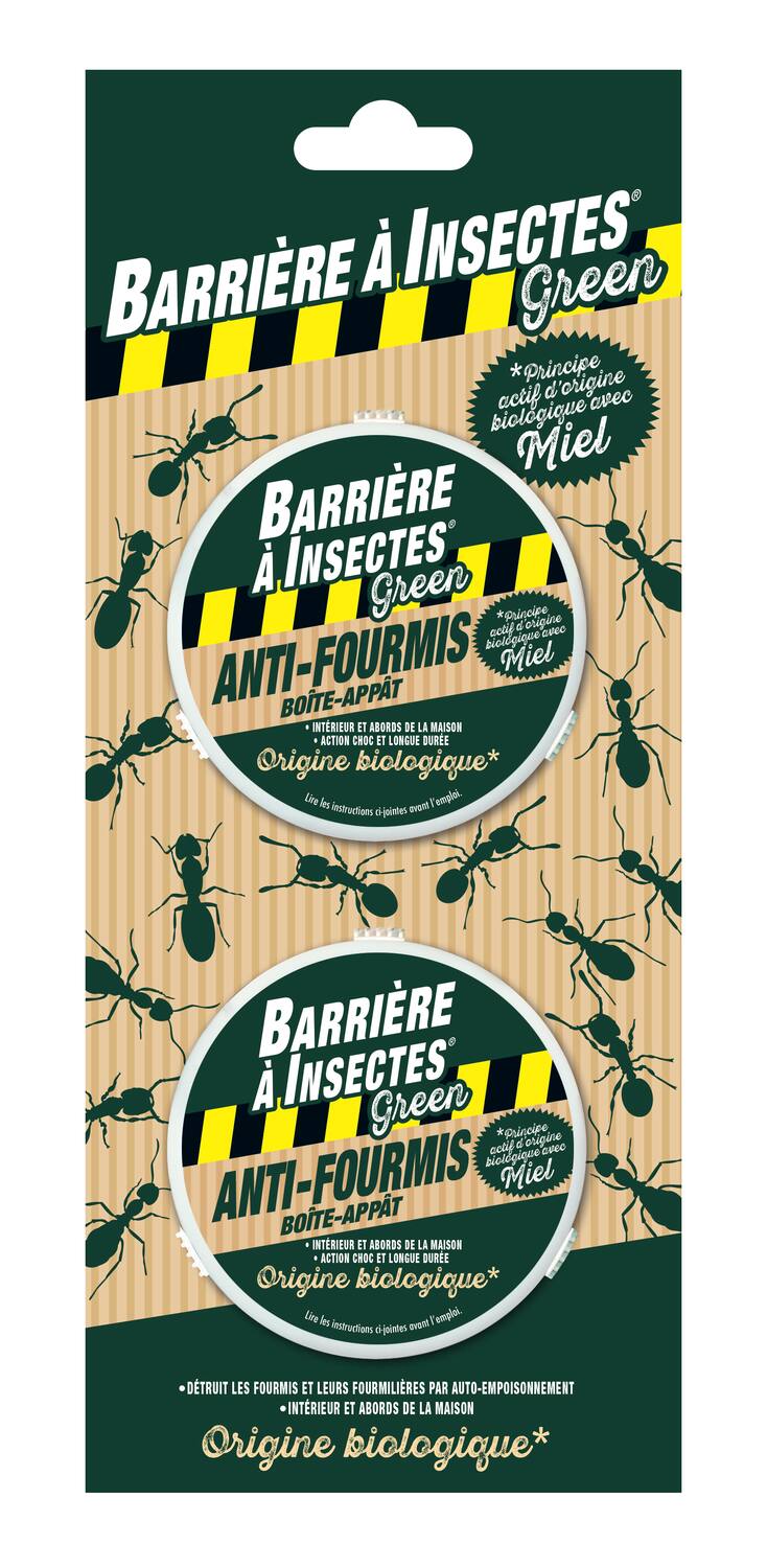 Anti-Fourmis boîte appât à base de spinosad  2 boîtes