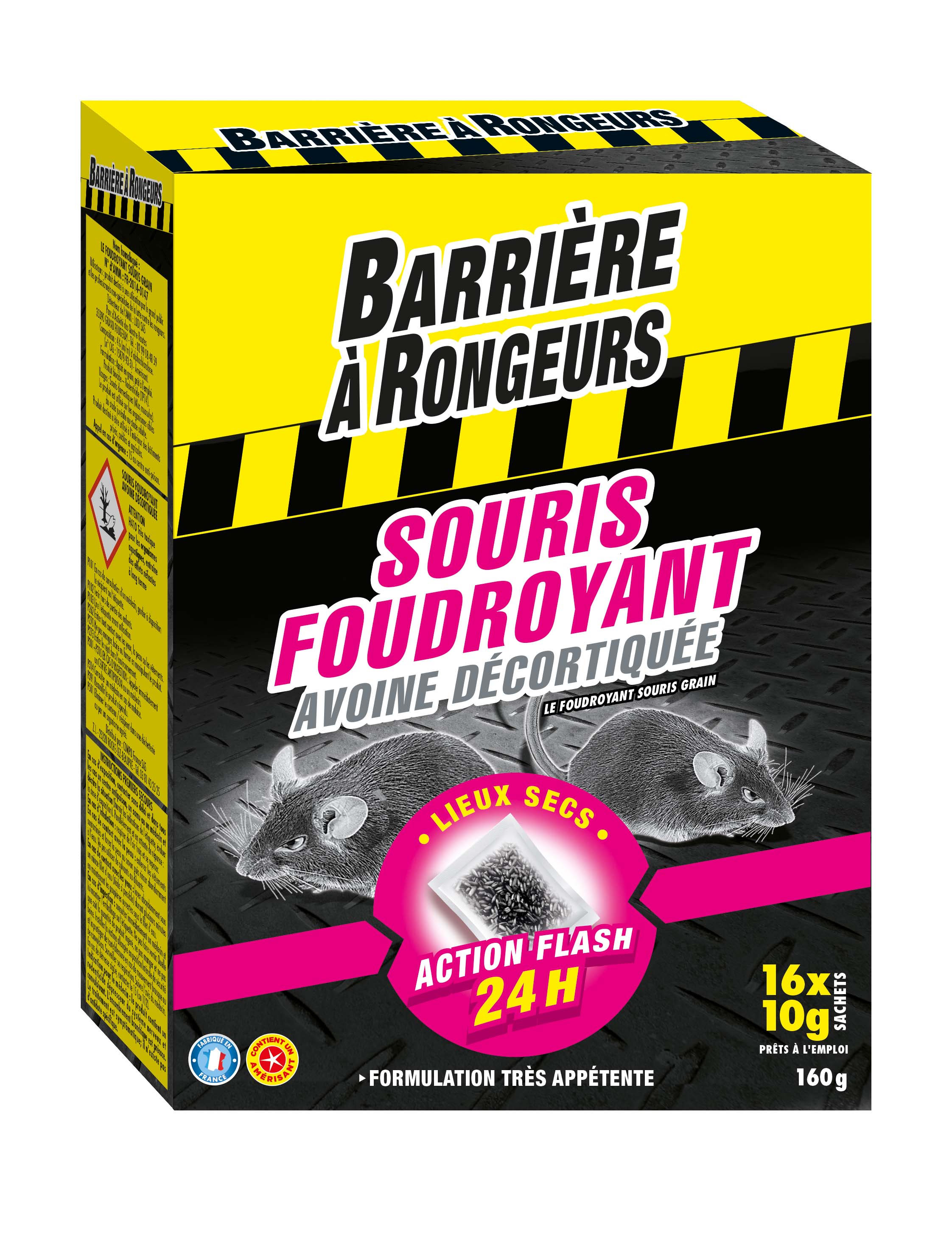 Souris foudroyant - Appât sur céréales 160gr