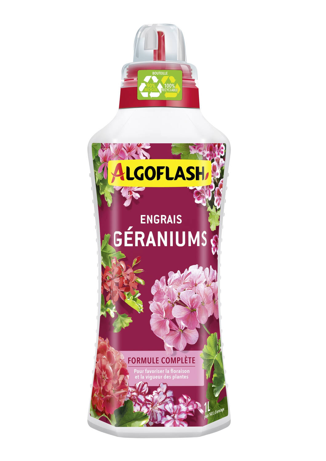 Engrais géraniums 1L - ALGOFLASH