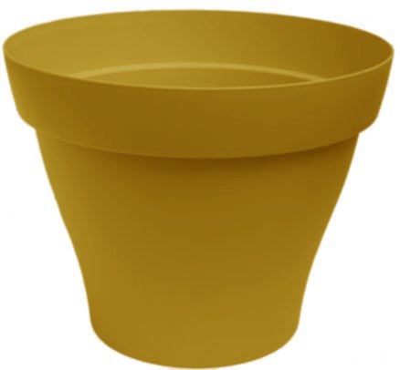 Pot Romeo Recyclé Rond Ø39cm h31,2cm 20L Tournesol - POETIC