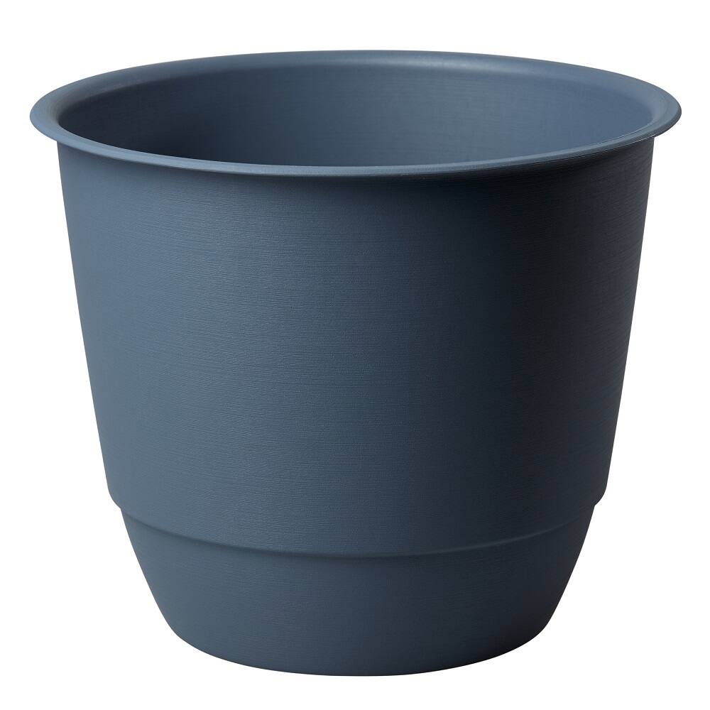 Pot de fleurs Joy 40 bleu jean recyclé Ø38,6cm 25L - POETIC