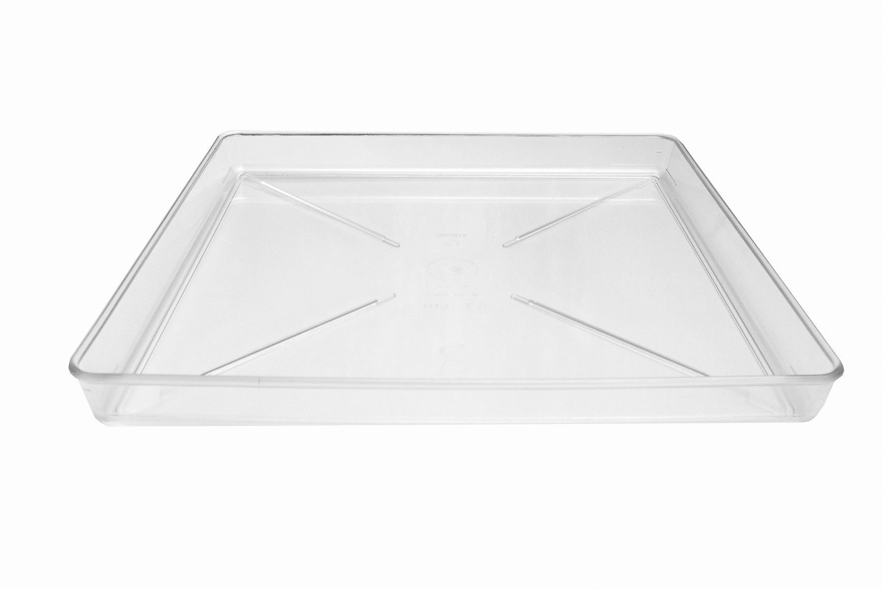 Soucoupe carree 43 transparente