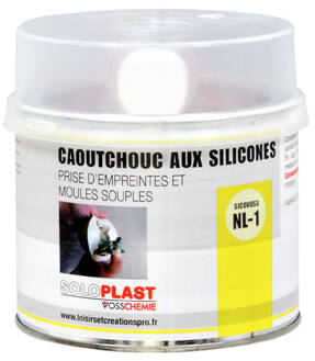 Caoutchouc aux silicones prise d'empreinte 500 g - SOLOPLAST