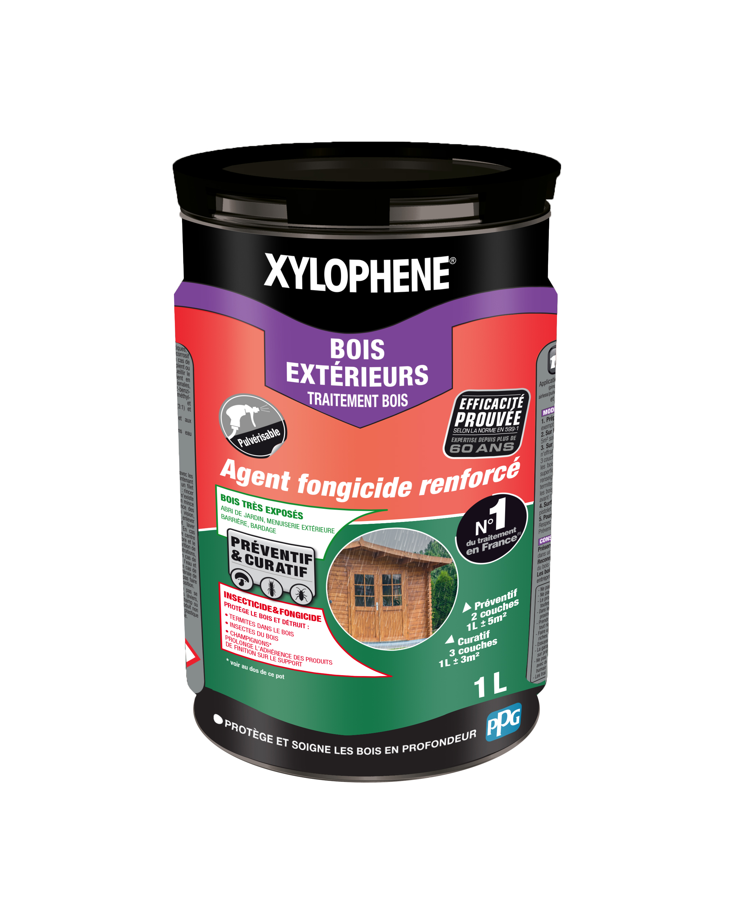 Xylophene traitement bois extérieurs 1l