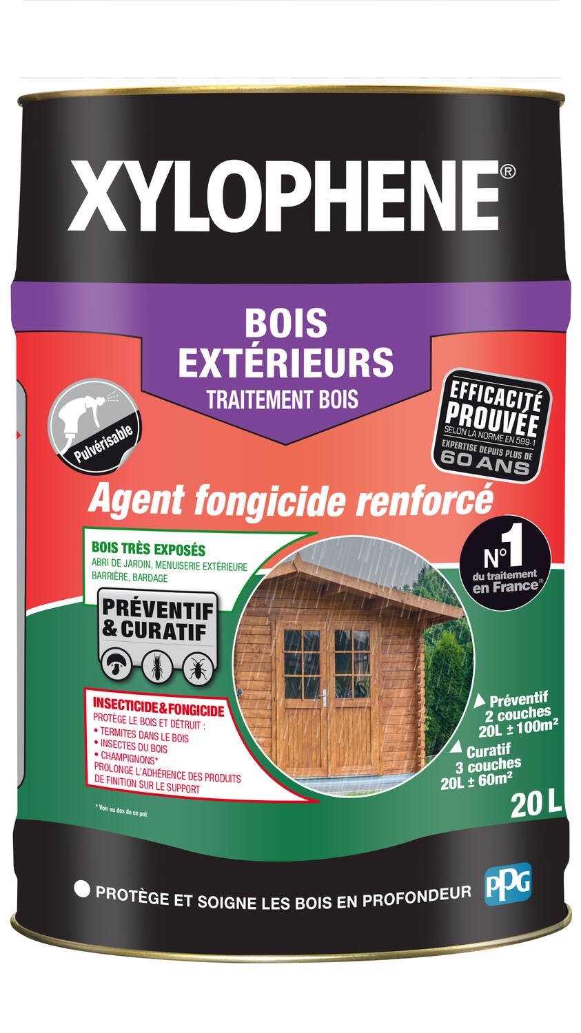 Xylophene traitement bois extérieurs 20l