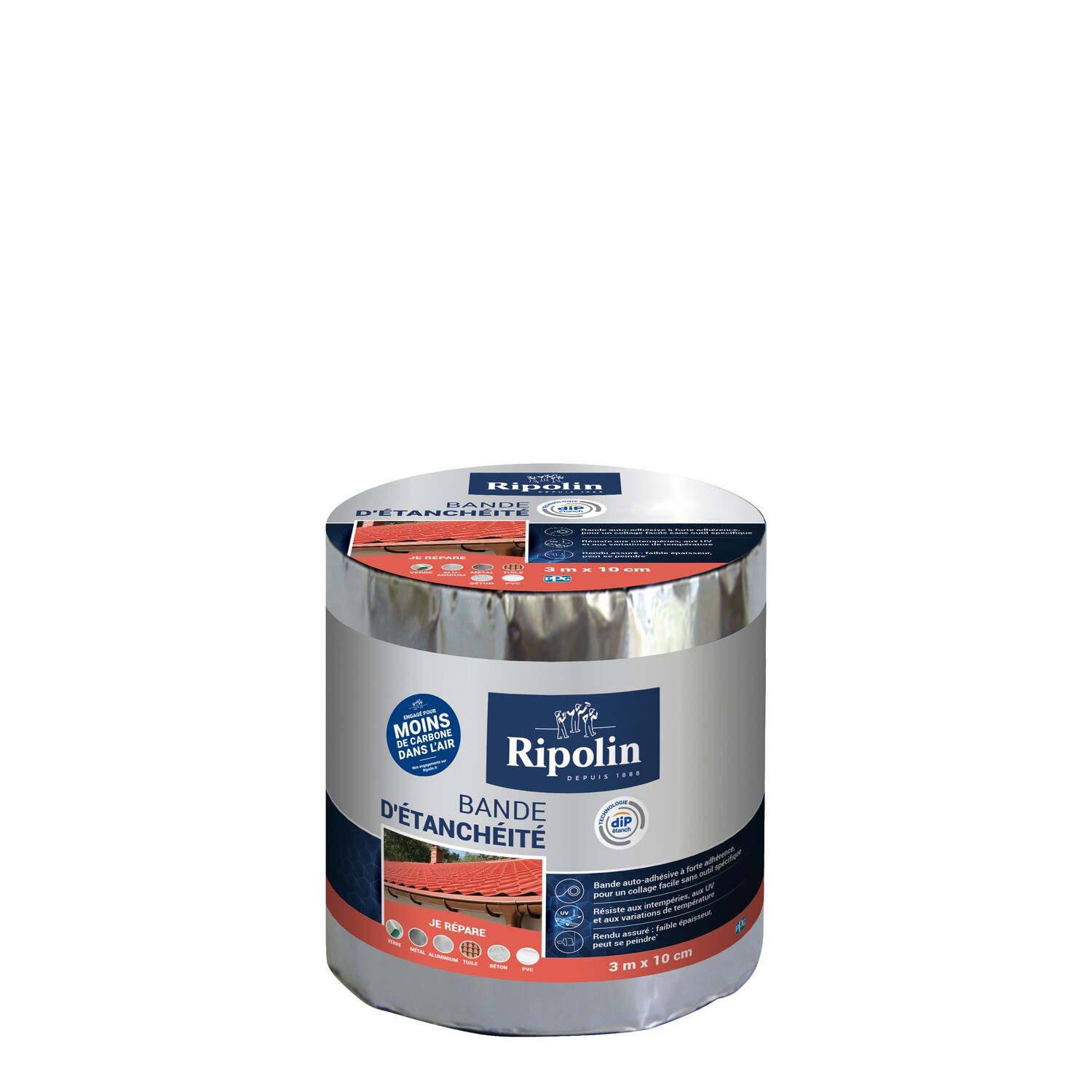 Bande Etancheite Aluminium 3Mx10cm - RIPOLIN