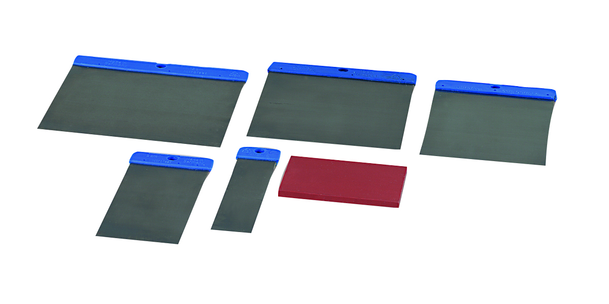 5 lames à enduire caoutchouc 3 mm - NESPOLI