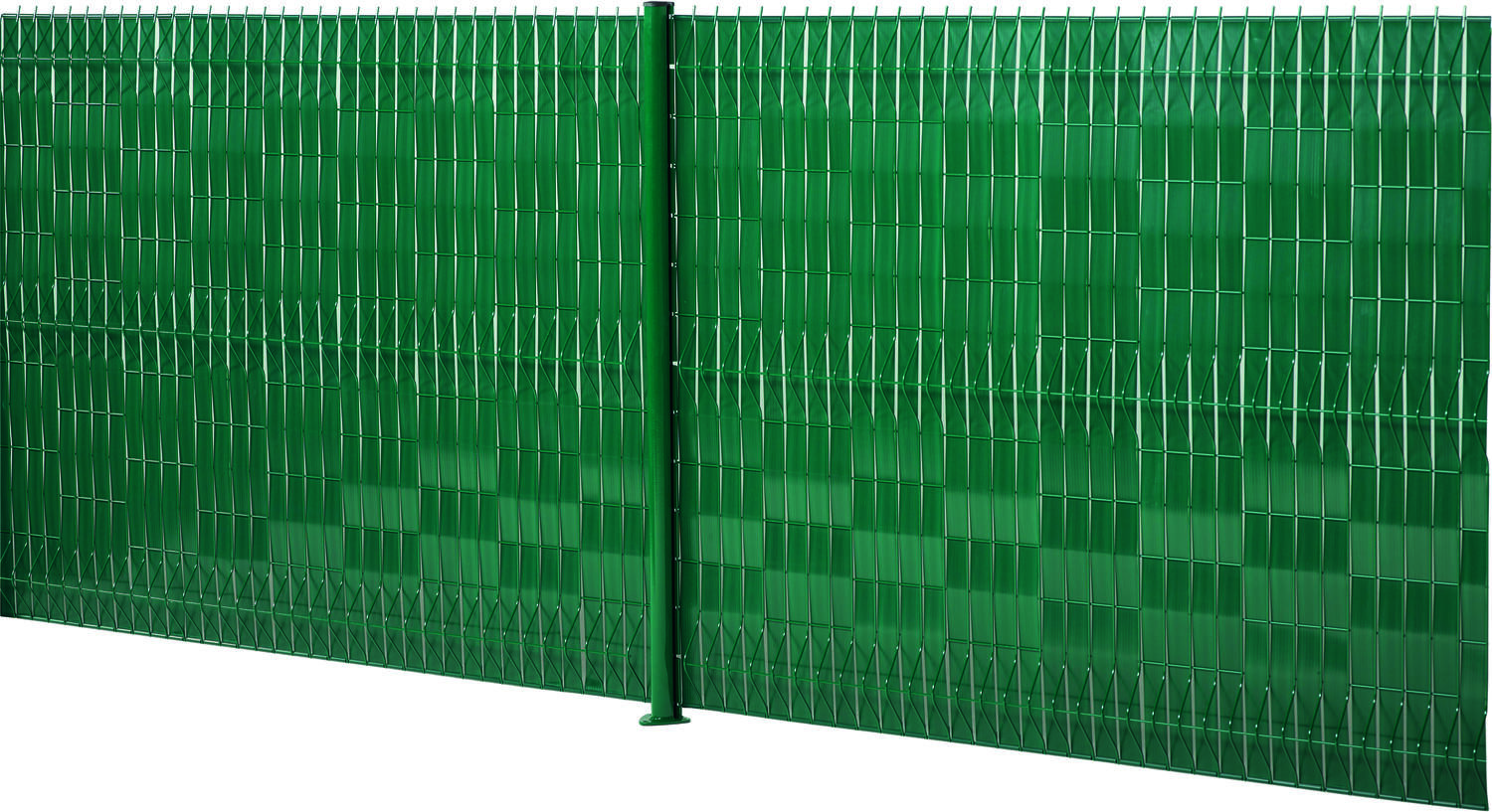 Lamelles occultation pour panneau grillagé Lixo 60m Vert - DIRICKX