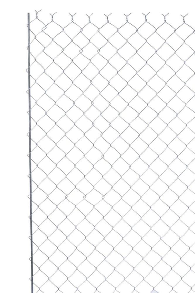 Barre de tension pour grillage souple H1,30m Gris - DIRICKX