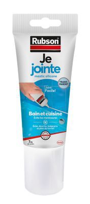 Mastic Transparent multimatériaux Bain&Cuisine 150ml - RUBSON