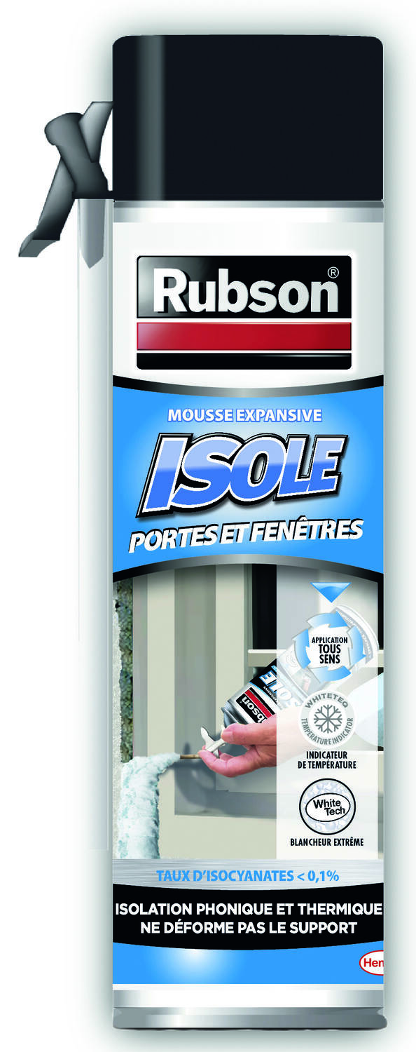 Mousse expansive Isole Porte + Fenêtre 500 mL - RUBSON