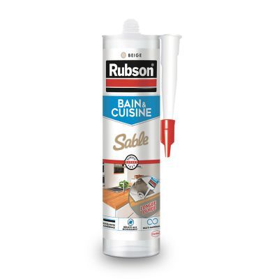 Mastic Bain & Cuisine beige sable 280 mL - RUBSON