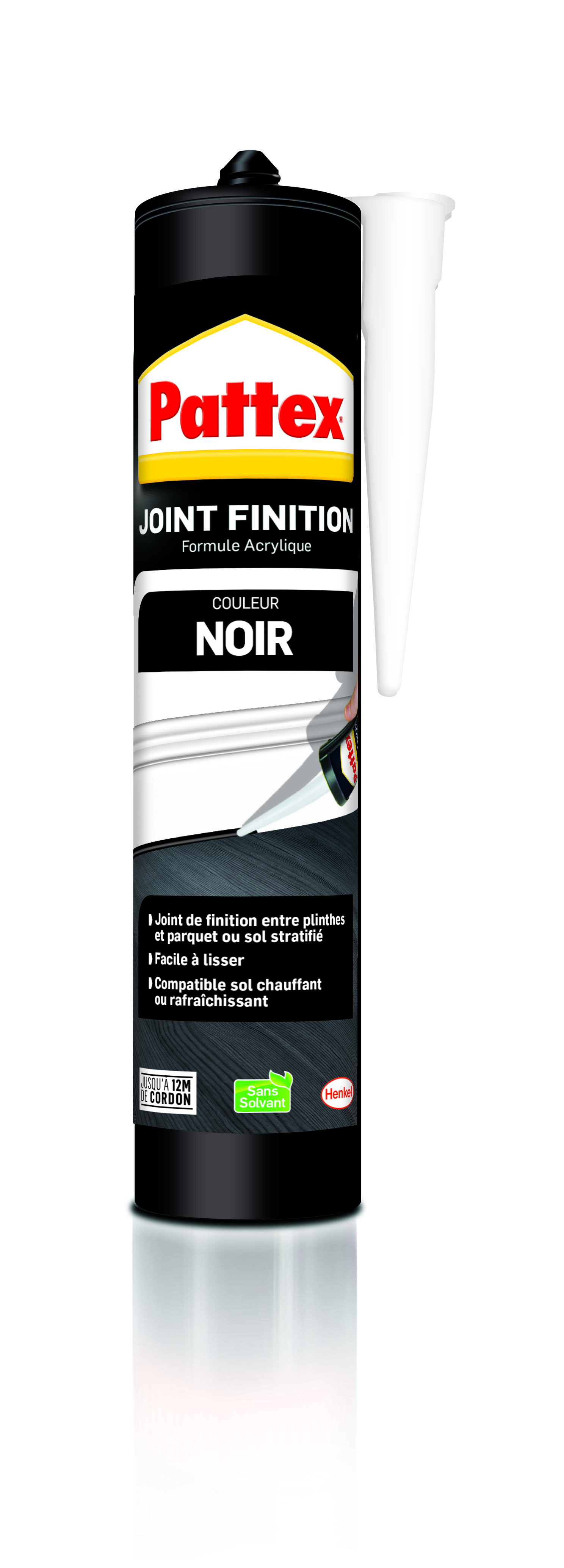 Mastic Joint Finition Noir 300ml - PATTEX