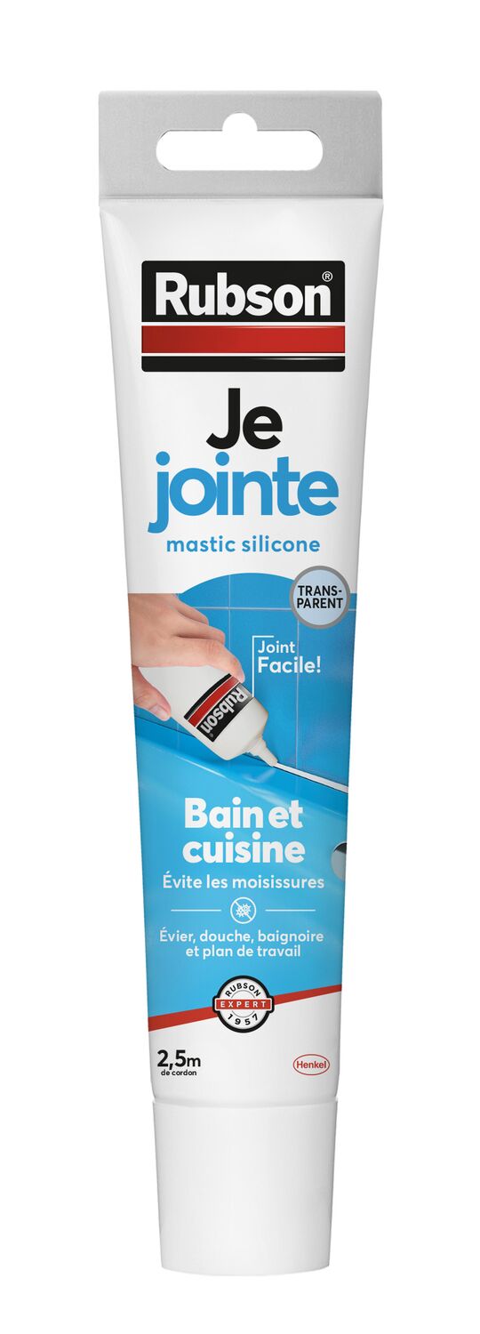 Mastic Sanitaires Go® Je Jointe transparent 50 mL - RUBSON