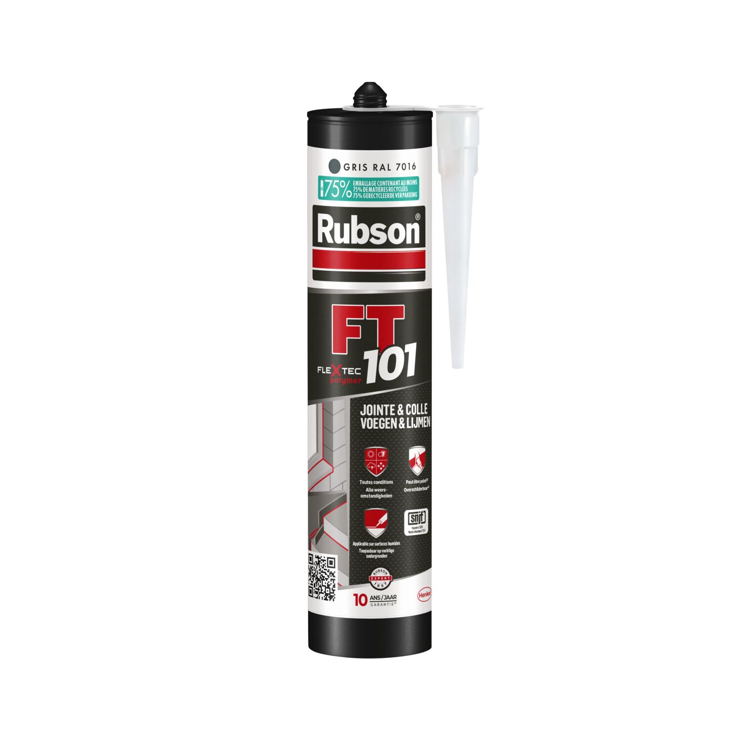Mastic FT.101 joint colle RAL7016 280ml - RUBSON