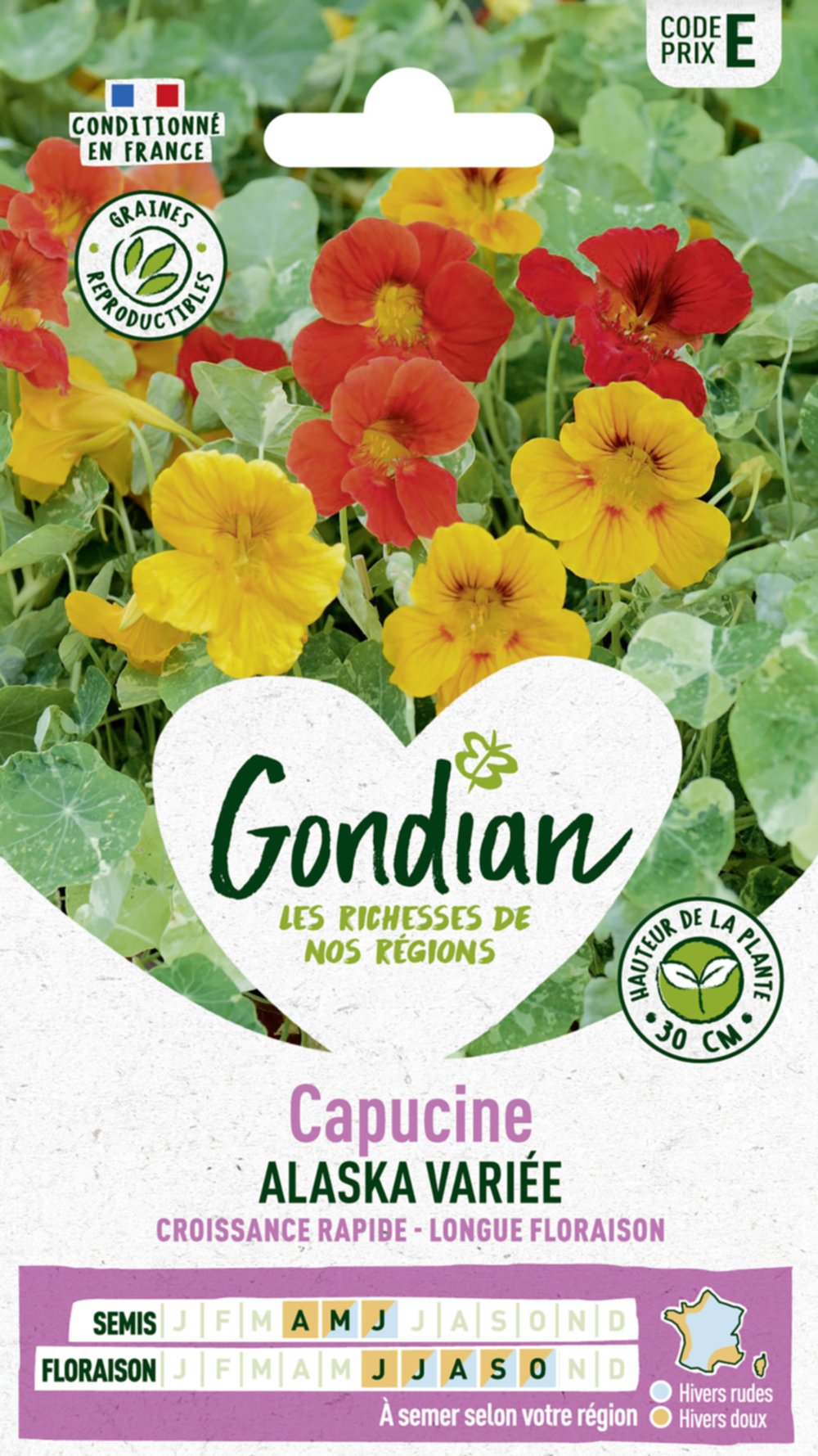 Capucine Alaska Variée - GONDIAN