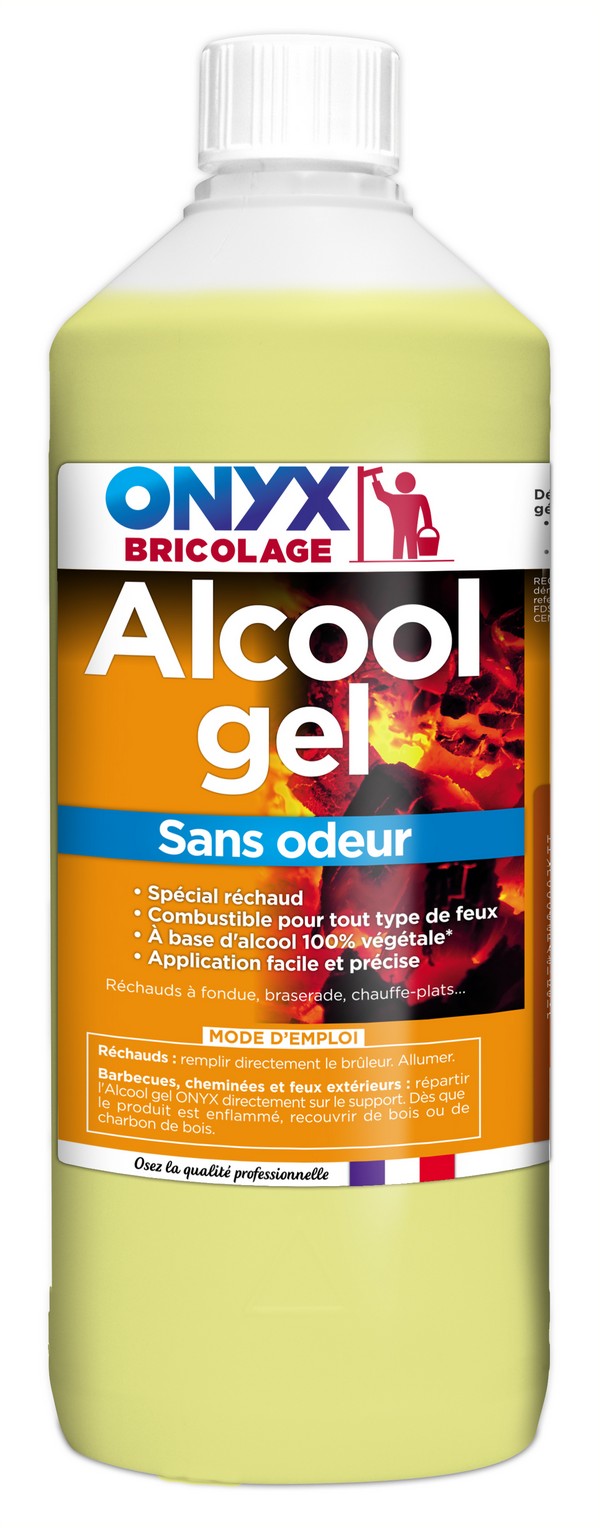 Alcool gel pro sans odeur 1l