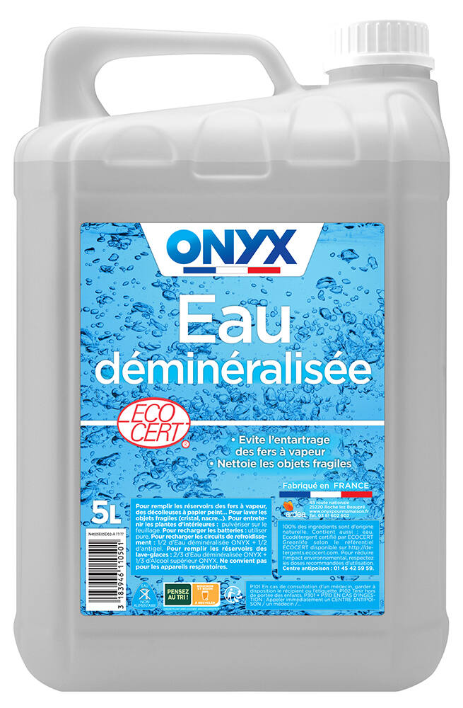 Eau déminéralisée 5 L - ONYX