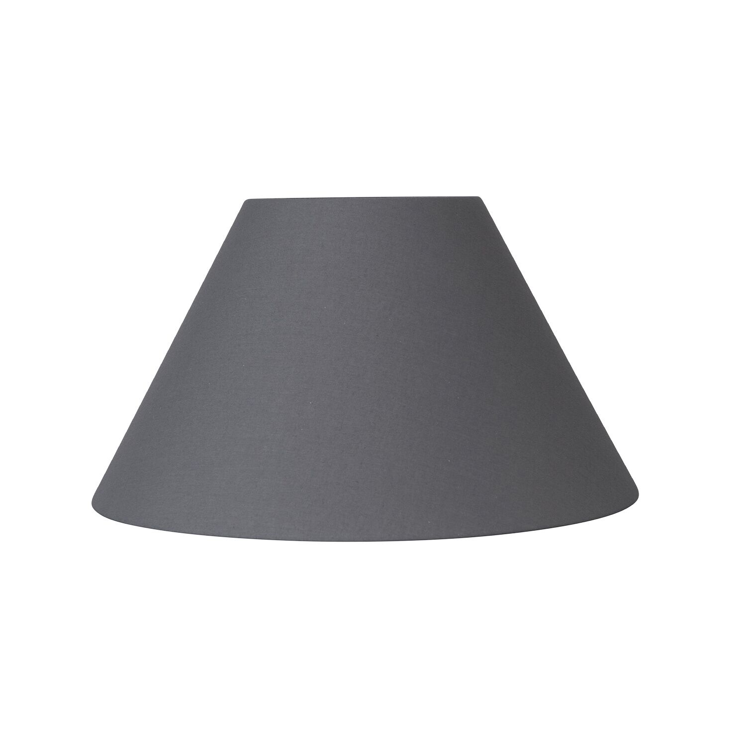 Abat-jour forme conique Ø40 gris ardoise Bague E27