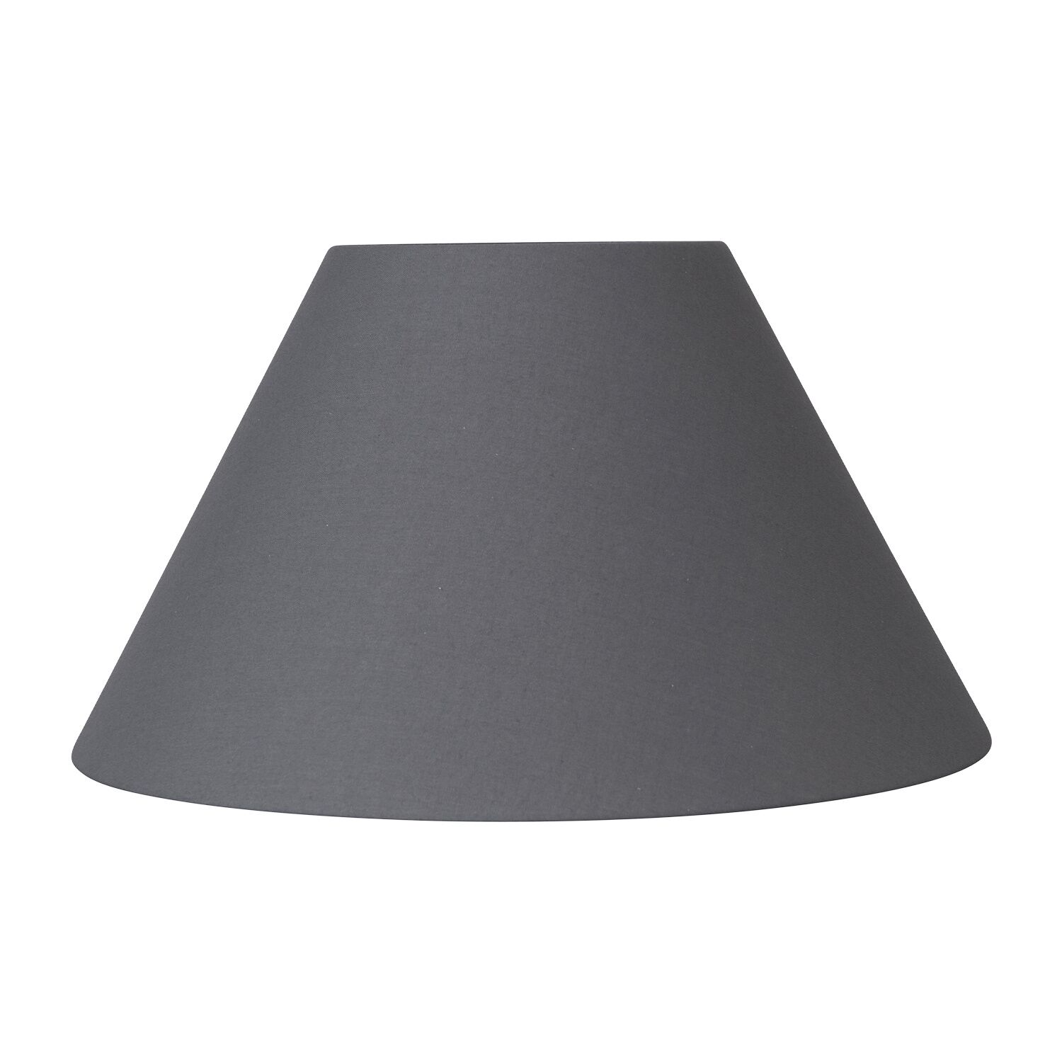 Abat-jour forme conique Ø50 gris ardoise Bague E27