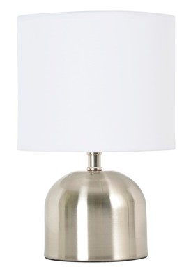Lampe métal alu brossé glam d18cm