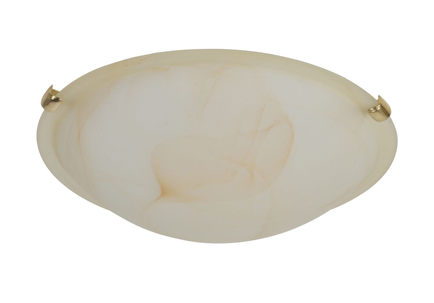 Applique/plafonnier verre ambre verone d30cm