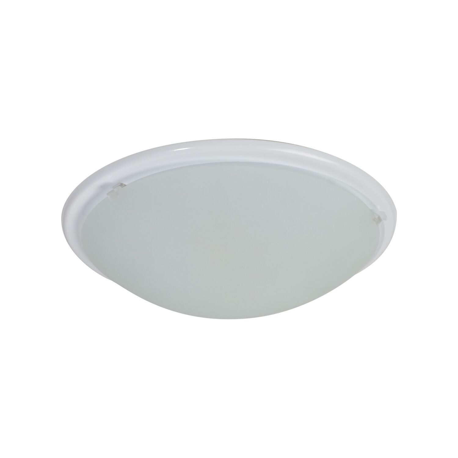 Applique/plafonnier verre blanc bianca d28cm