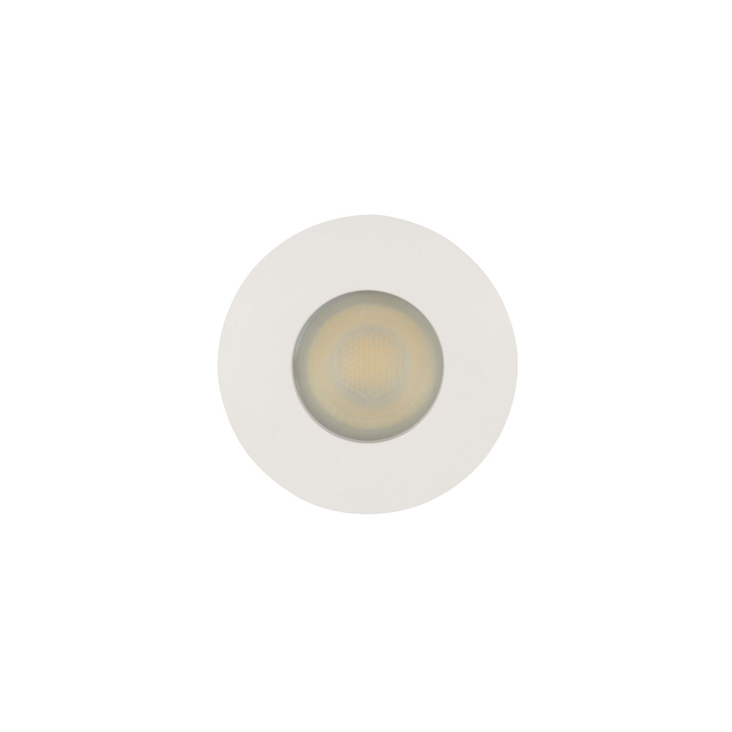 Spot encastré fixe métal blanc CLARK D8,3cm Corep