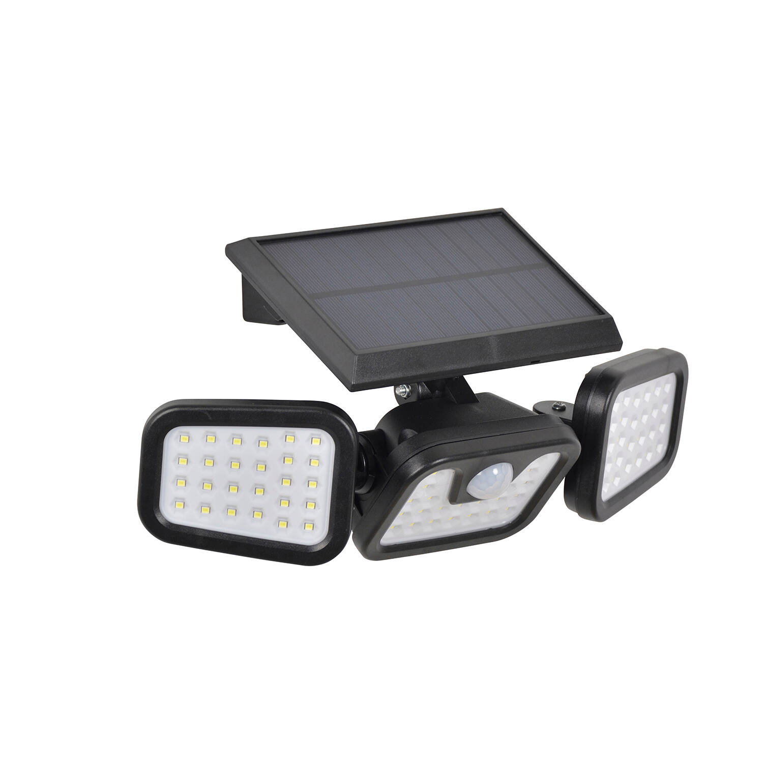 Applique solaire LED Horus noir 28cm 10W - LITTLE GARDEN