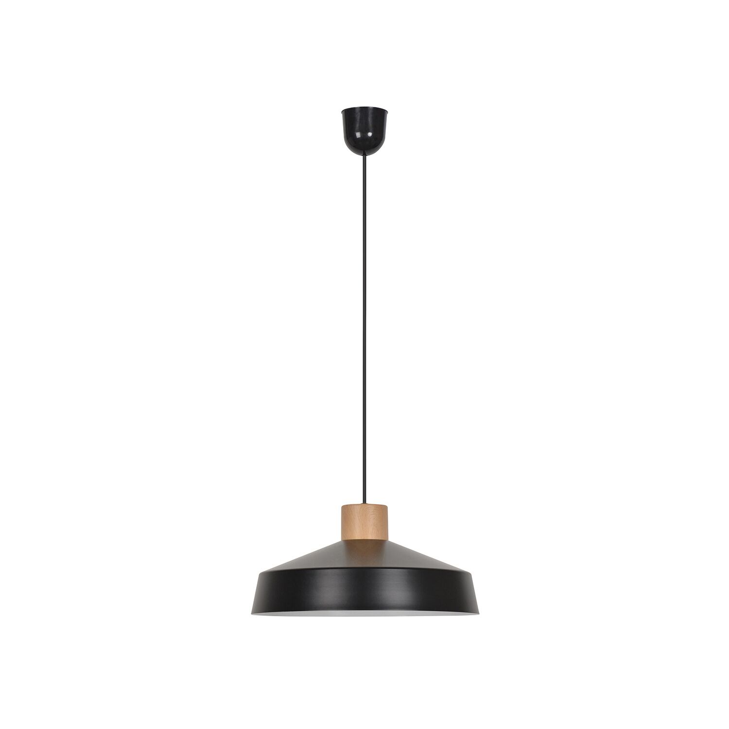 Suspension Helsinki métal peint mat D32 noir – COREP