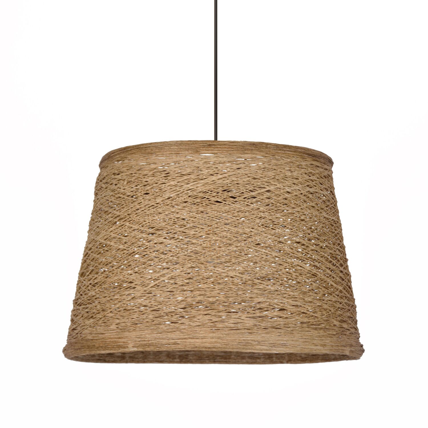 Suspension tambour en ficelle tressée naturel Nude ∅45cm - COREP