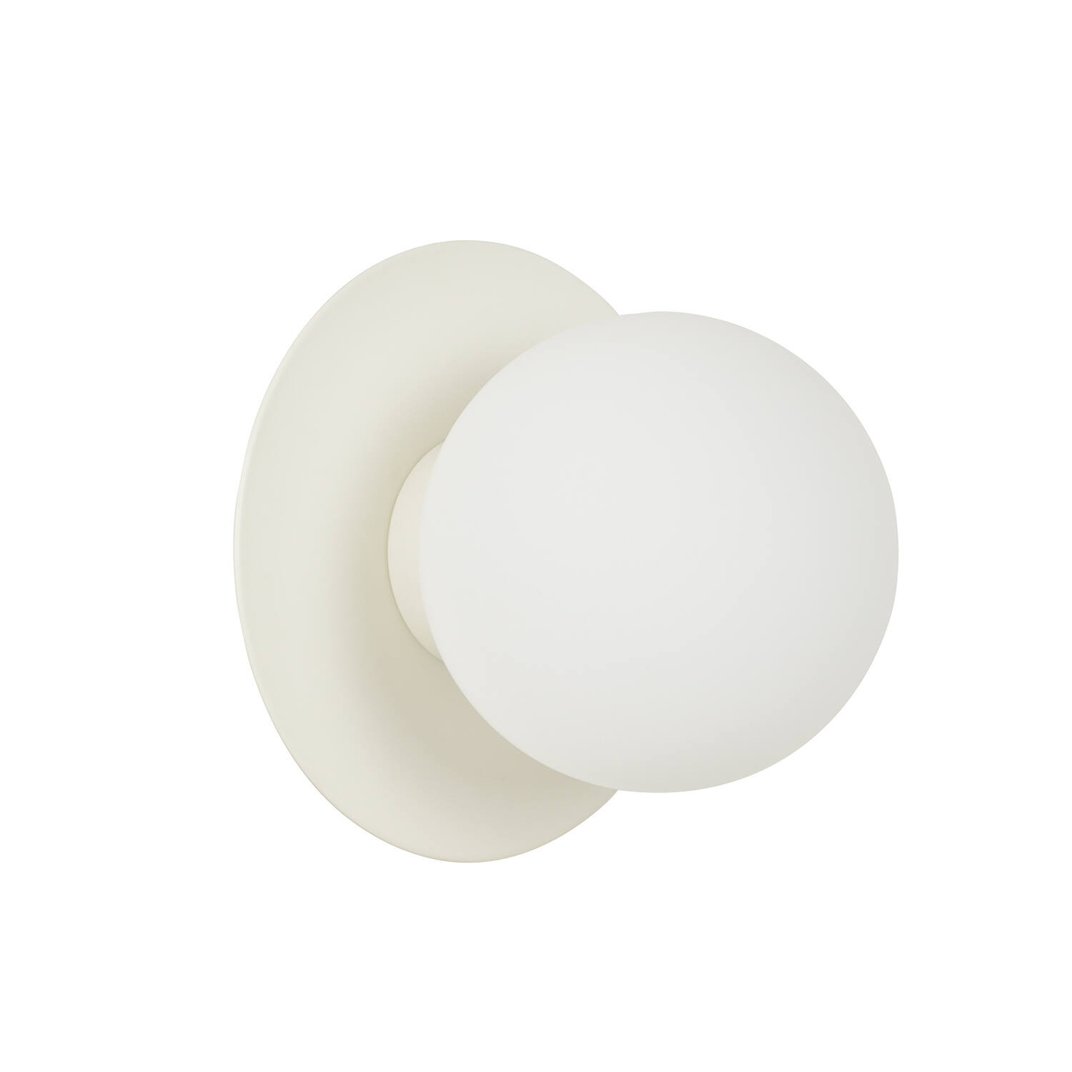 Applique mural Manor métal/verre ivoire - COREP