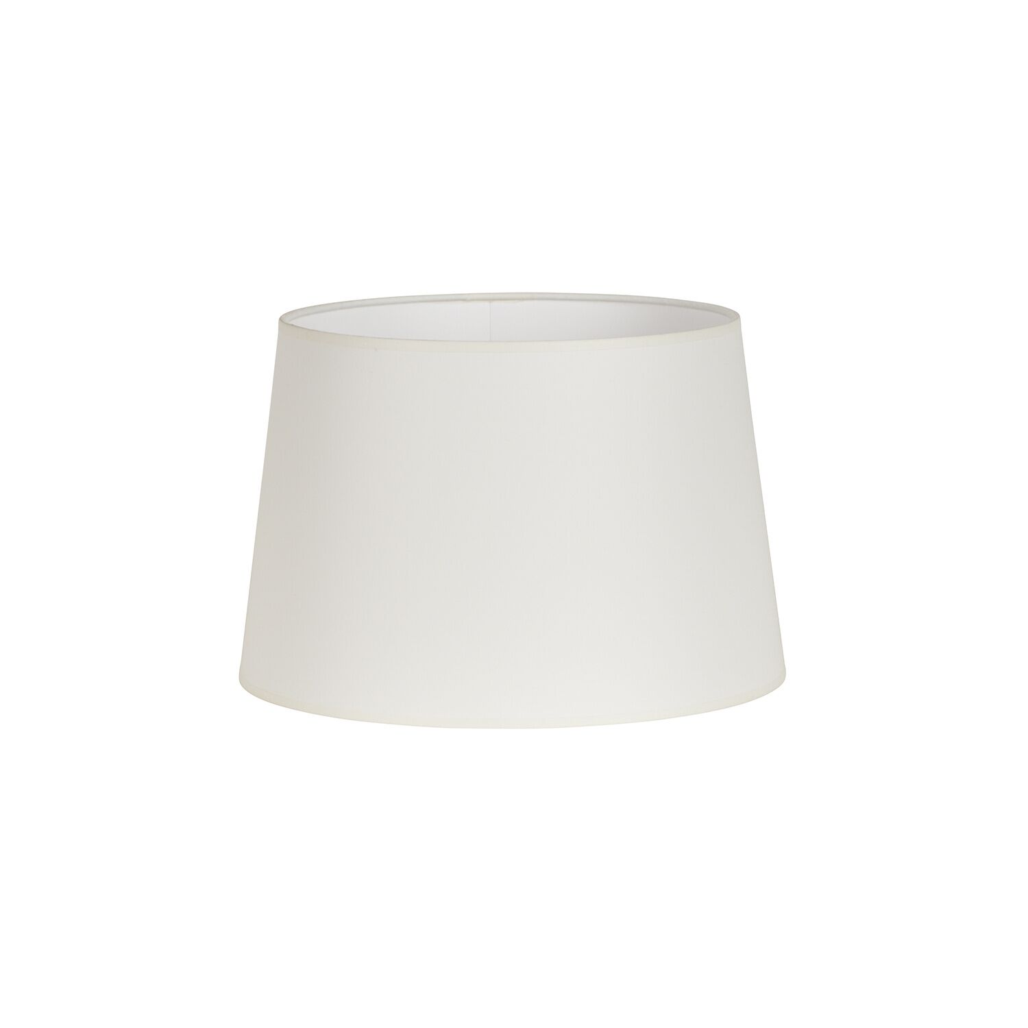 Abat-jour tambour en coton blanc FAA E27 Ø30cm - COREP