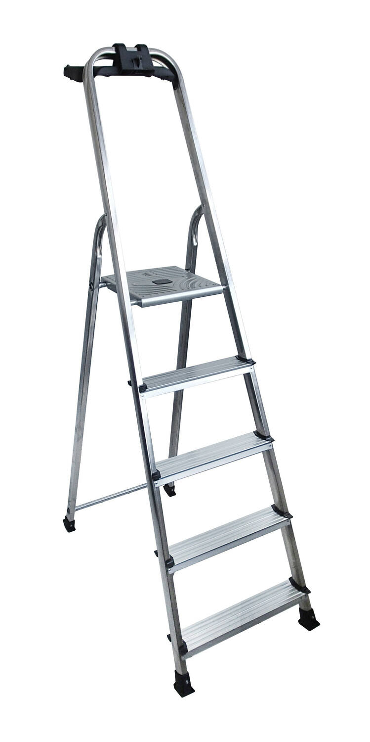 Escabeau aluminium - 5 marches 2m98 - brico