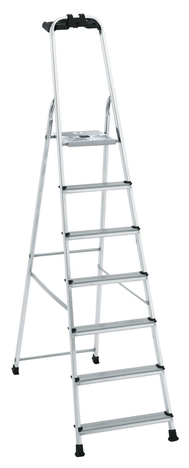 Escabeau aluminium - 7 marches 3m40 - brico