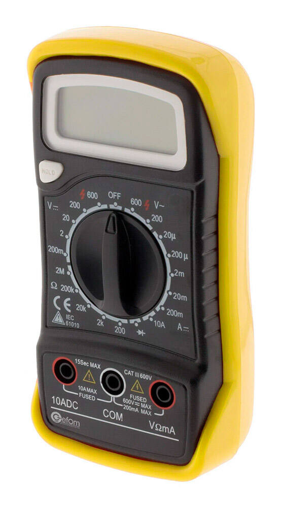 Multimètre digital Cat III avec coque de protection Gefolec 500149
