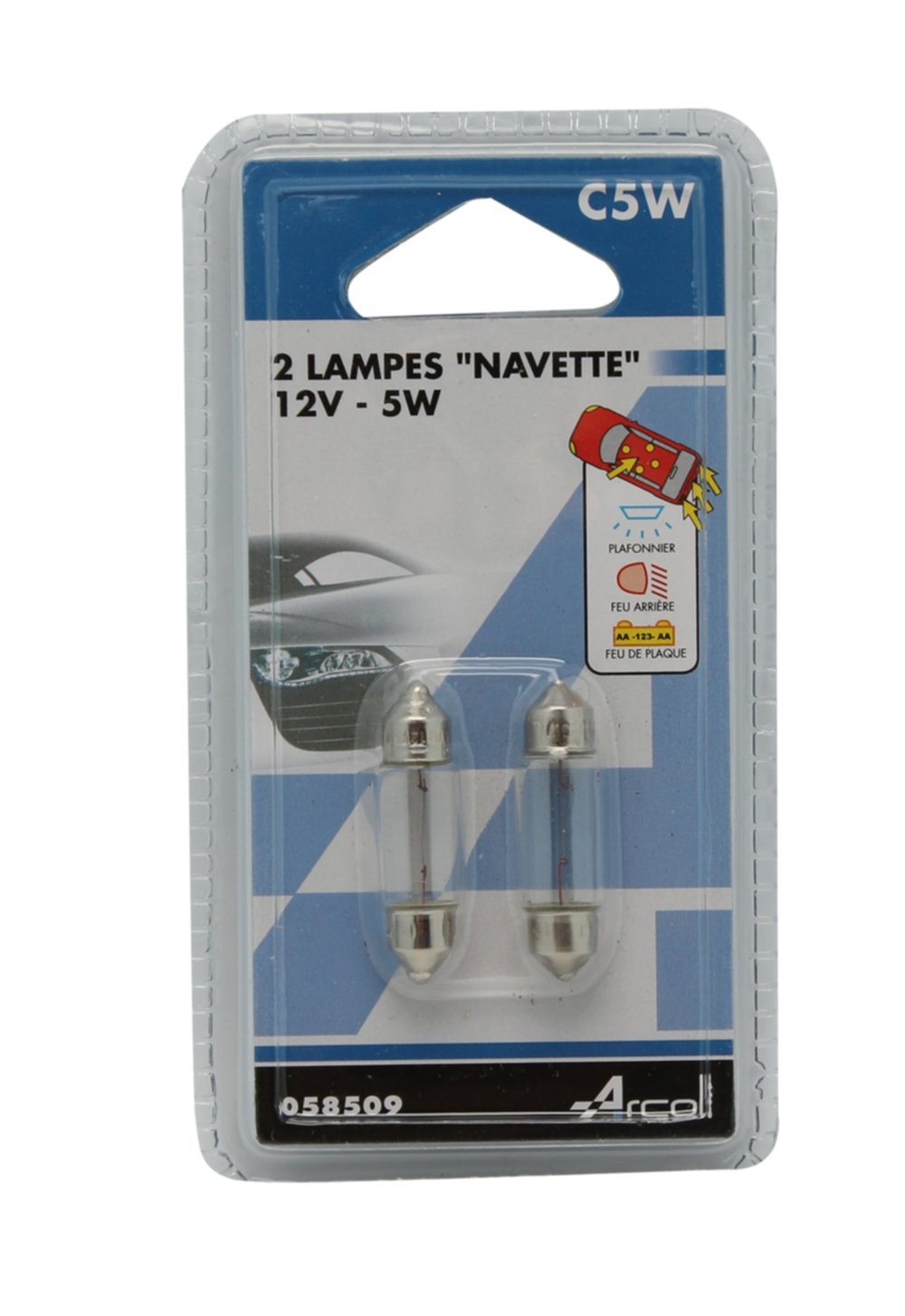 Lampe x2 navette c5w