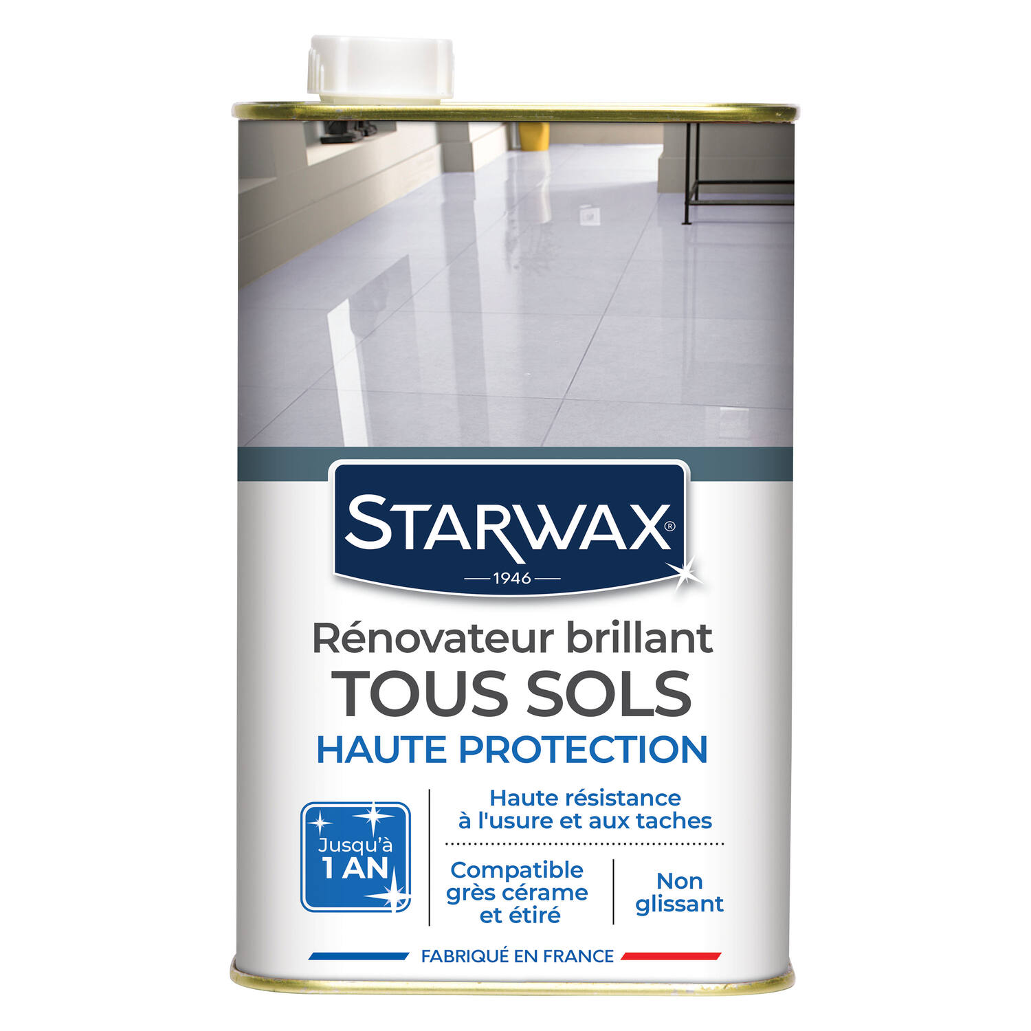 Rénovateur Brillant Protecteur Sols Intérieurs 1L - STARWAX